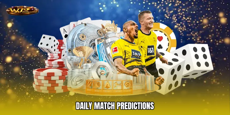 Daily match predictions